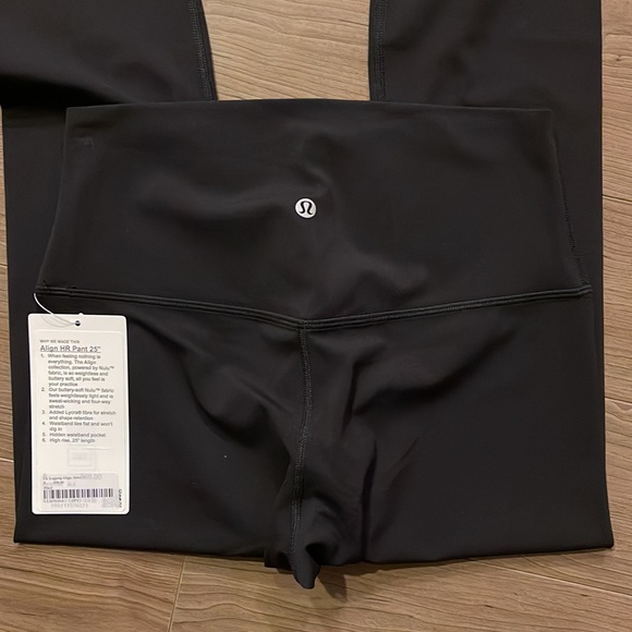 lululemon athletica Pants - lululemon Align™ High-Rise Pant 25" NWT Black Size 8